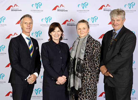 Left to right: Brad Jenkins, The Hon. Mary-Anne Thomas MP, Dr. Catherine Ainsworth and Matt Coleman