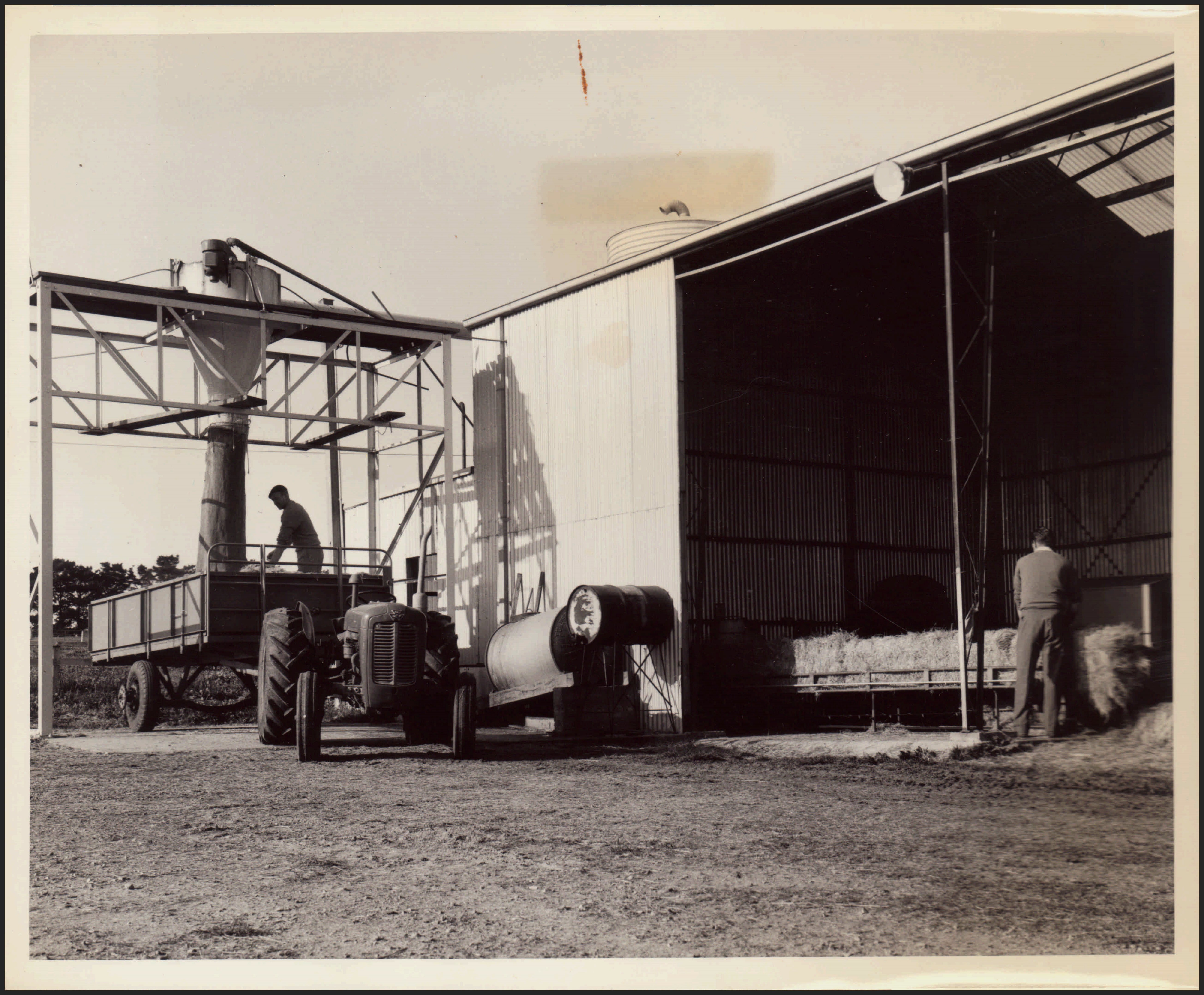 Photograph Molasses Spraying Process, c.1965