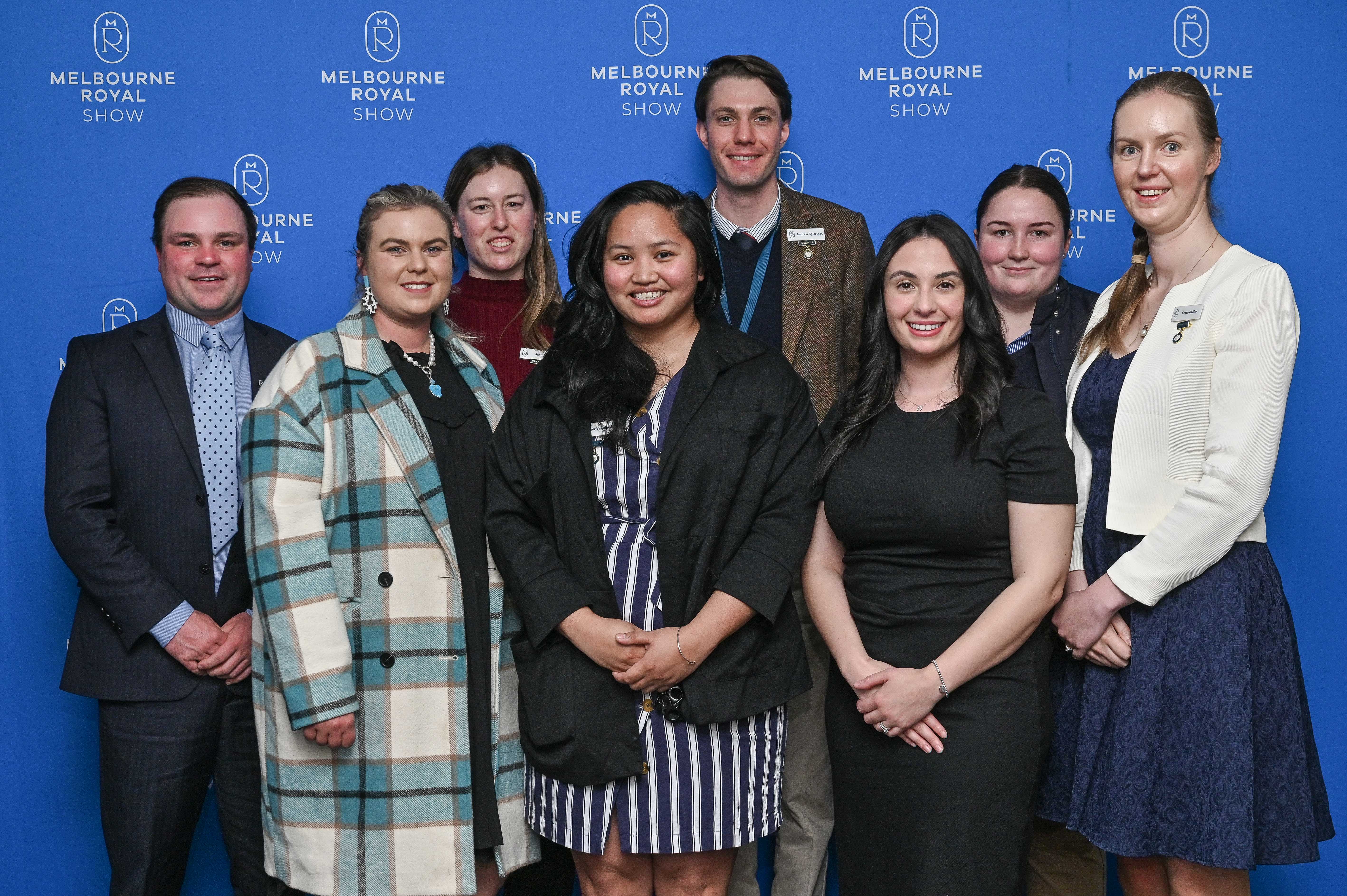 L-R Tom Havers, Michaela Glasser, Jami Luhrs, Kimberly Pellosis, Andrew Spierings, Danyel Cucinotta, Ashlea Cross, Grace Calder (absent Jessica Parker and Callum Taylor