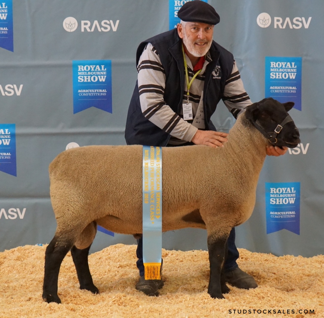 Doug Deppeler at the Melbourne Royal Show in 2019.