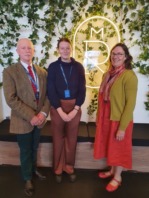 Steve and Susan Campbell-Wright and daughter Flora, all current stewards in ACC.